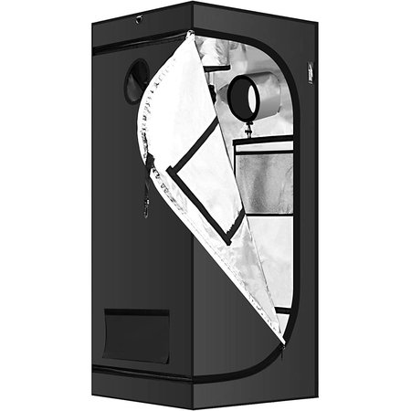 IPOWER Grow Tent 24"X24"X55" with Observation Window, Tool Bag GLTENTXS4